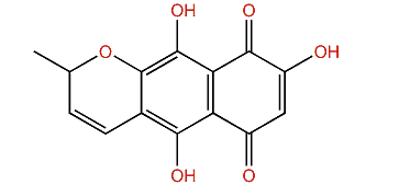 8-Hydroxy-2-methyl-2H-pyrano[3,2-g]naphthazarin
